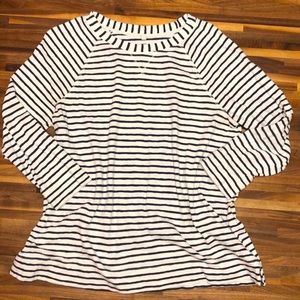 Lou & Grey for LOFT 3/4 sleeve tee - L